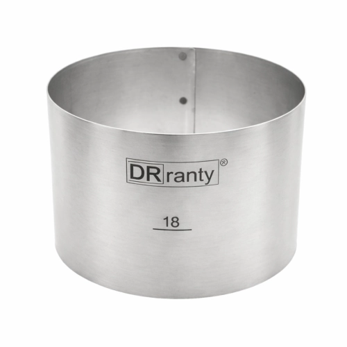 Opaska rant stały obręcz do tortu ciasta forma średnica 18cm wysokość 12cm Dorosiowe Ranty